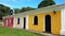 Colored tiny houses of Porto Seguro