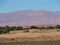 Colored view of sandy desert at high ATLAS MOUNTAINS range landscape in MOROCCO