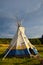 Colored wigwam