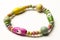 Colored wooden bracelet