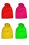 Colored Wool Hats for Kids