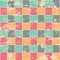 Colored woven seamless pattern with grunge effect