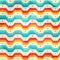 Colored zigzag line seamless pattern