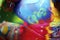 Colorful abstract background from many bubbles