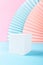 Colorful abstract background with paper fans