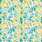 Colorful abstract geometric seamless pattern for wallpapers, packaging, paper, prints, fabric.