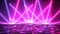 Colorful abstract neon lights moving stage show award show overlay