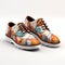 Colorful Abstract Pattern Men\\\'s Shoes With Realistic And Hyper-detailed Renderings