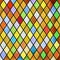 Colorful abstract stained glass window background