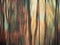 Colorful abstract texture background. Forest scene with motion blure effect