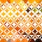 Colorful abstract triangular orange pattern