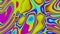 Colorful acid pattern with wave. Design. Psychedelic patterns in moving colorful liquid. Background of bright liquid