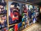 Colorful acrylic paintings with images of various celebrities, superheroes and cartoon characters in BookXcess