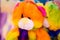 Colorful and adorable stuffed toy