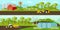 Colorful Agriculture Horizontal Banners