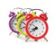 Colorful alarm clocks