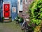 Colorful Alleyway in Dutch Village in Holland