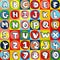 Colorful Alphabet Letters and Numbers