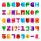 Colorful Alphabet Vector Font