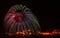 Colorful amazing fireworks in Valletta, Malta with city background, Malta, city silhouete background, Malta fireworks festival, 4