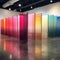 Colorful Anamorphosis Panels: Simplicity And Monochromatic Beauty