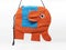 Colorful Animal Elephant Goodies Bag In White Isolated Background 01