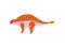 Colorful Ankylosaurus Dinosaur, Cute Prehistoric Animal Vector Illustration