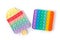 colorful anti stress sensory fidget push pop it toy