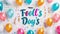 Colorful April Fool\\\'s Day card creation