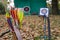 Colorful archery arrows and targets