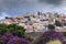 Colorful architecture of Barrio San Juan in Las Palmas