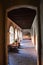 Colorful archway interior in Mexico