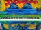 Colorful Artistic Painted Piano