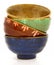 Colorful Asian Ceramic Bowls