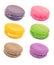 Colorful assorted macaroons