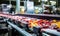 A Colorful Assortment of Gummy Bears on a Vibrant Conveyor Belt