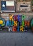 Colorful Austin Texas Sign Neon Graffiti Art Symbol