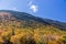 Colorful Autumn landscape in White mountain National forest, New Hampshire