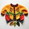 Colorful Autumn Leaf Sweater: A Nostalgic Natures Inspired Fashion