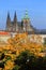 Colorful autumn Prague Castle