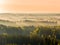 Colorful autumn sunrise in the mountains