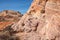 Colorful Aztec Desert Sandstone Formation