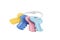 Colorful baby key toy isolated