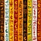 Colorful background with Egyptian hieroglyphs