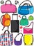 Colorful Bags Set_eps