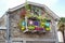 Colorful balcony in France