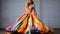 Colorful Ball Gown: A Dress Made Out Of Paint