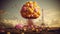 Colorful Balloon Explosion Replaces Nuclear Blast in Dramatic Scene