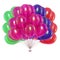 Colorful balloons bunch. happy birthday multicolored green violet blue red