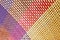 Colorful bamboo woven pattern use for background